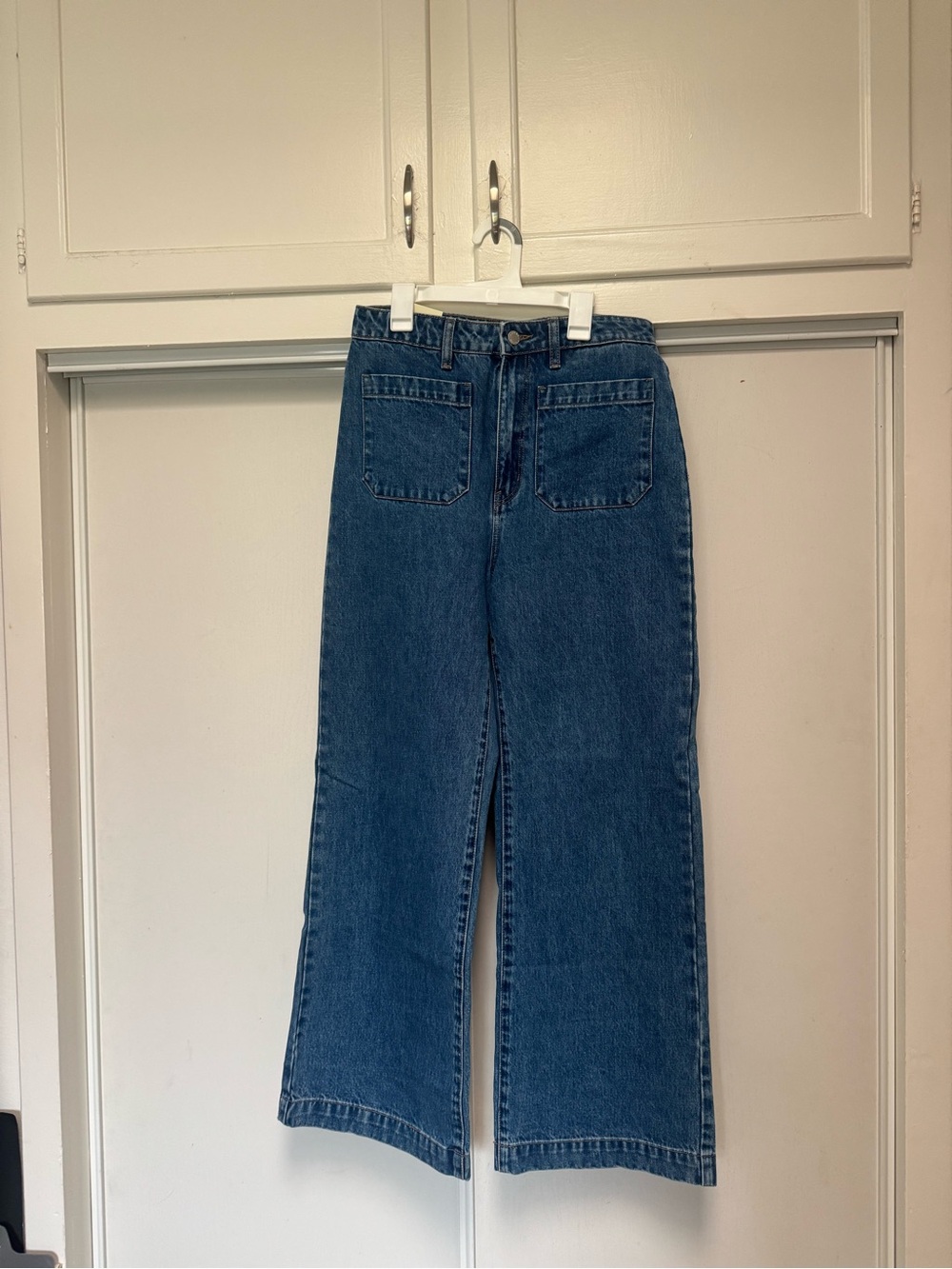 NWT Rolla’s High Rise Wide-Leg Women's Jeans in Dark Blue